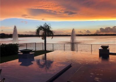8425 Watercrest Circle East Parkland, Florida 33076 sunset view