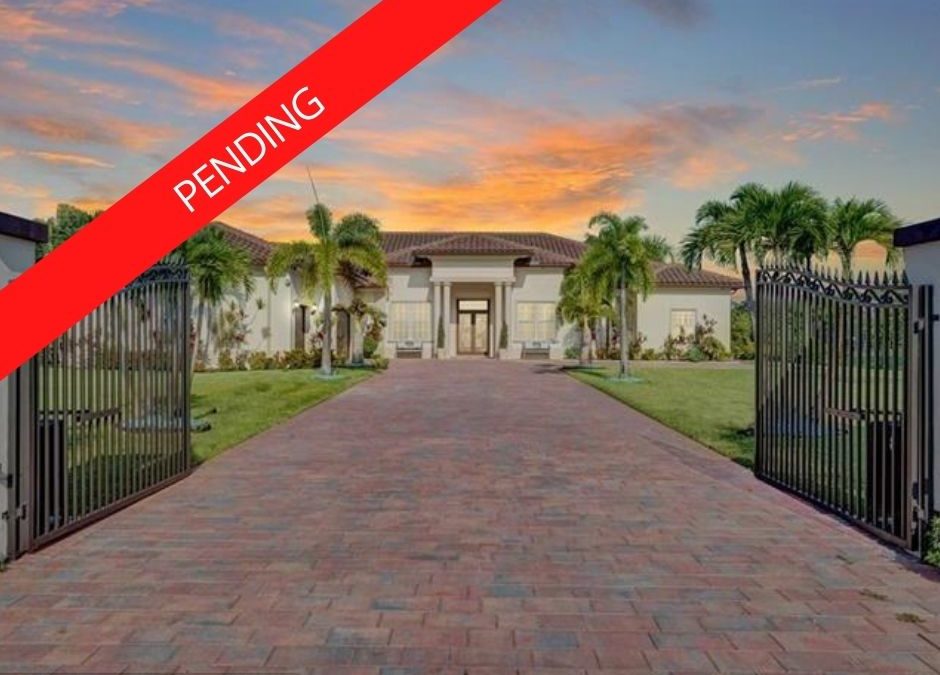 Private, Gated 6 Bedroom Luxury Home for Sale in Parkland Florida